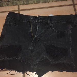 Hollister high rise shorts, size 1.